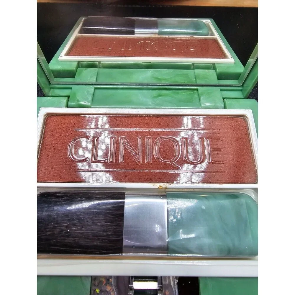 CLINIQUE SOFT-PRESSED POWDER BLUSHER 14‎ GOLD RUST .27 oz